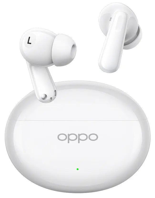 Бездротові навушники - Гарнітура OPPO Enco Air4 ETEE1 Silky білі - фото 4