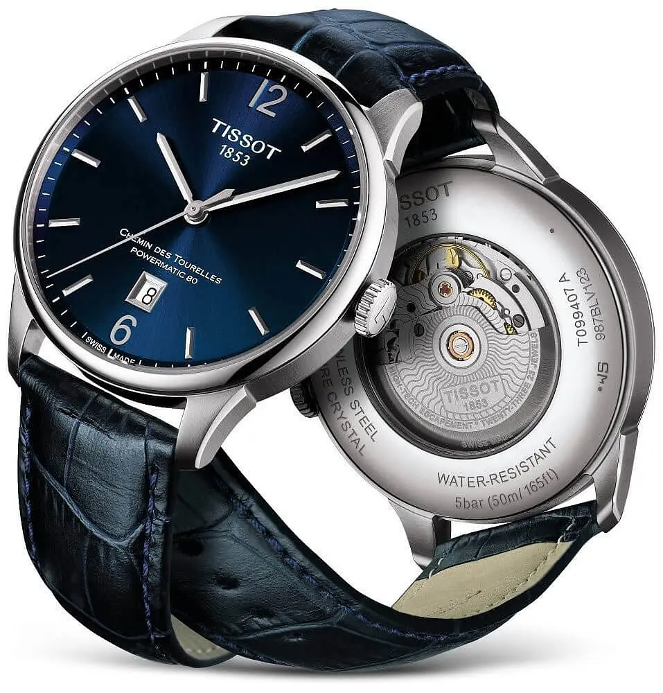 Годинник Tissot Chemin Des Tourelles Powermatic 80 T099.407.16.048.00 - фото 2