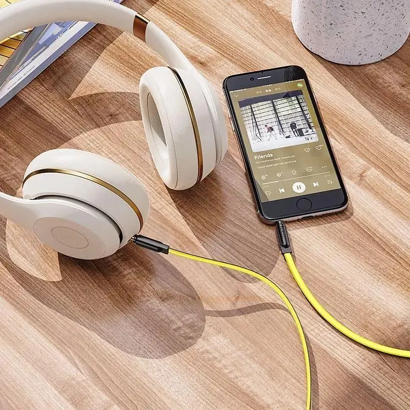 Кабель Hoco AUX audio cable UPA16 1 м білий - фото 6