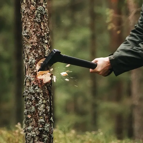 Набір Лопата садова штикова Fiskars Classic FSC+ Сокира теслярська Fiskars Solid A10 - фото 6