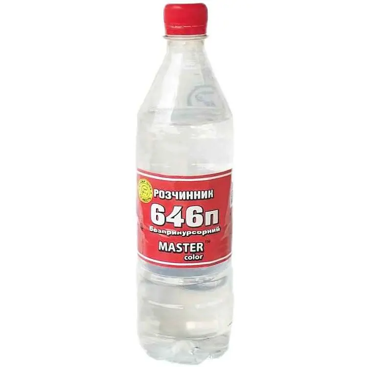 Розчинник MASTER COLOR 900мл 560г 646 б/п