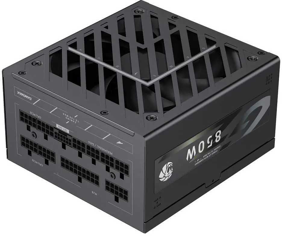 Блок живлення GameMax GZ 850G 850W ATX 3.1 80+ Gold (GZ 850G BK) Black