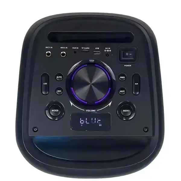 Портативная колонка ZPX ZXX-5505 с микрофоном Акустическая система 40Вт 6,5" RGB подсветка Черный - фото 5
