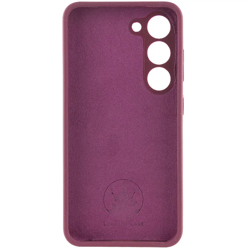 Чохол Silicone Cover Lakshmi Full Camera (AAA) для Samsung Galaxy S22 Бордовий / Plum - фото 3