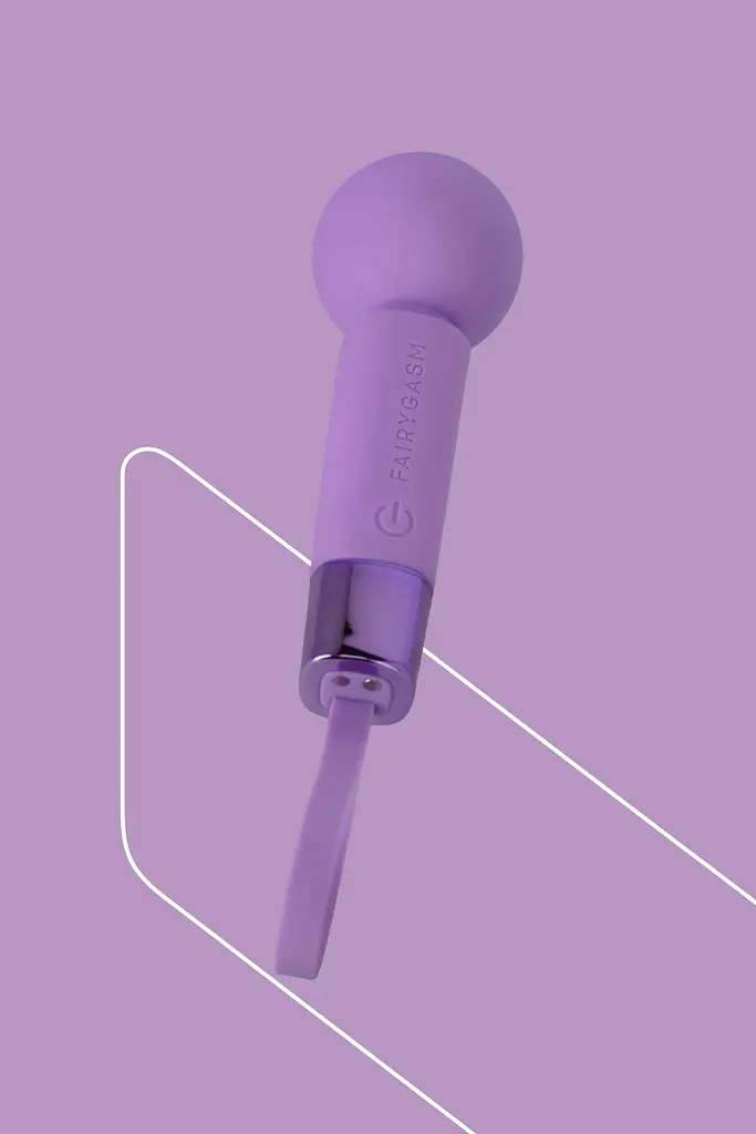 Вібратор FairyGasm Pearlstasy 11 см фіолетовий - фото 8
