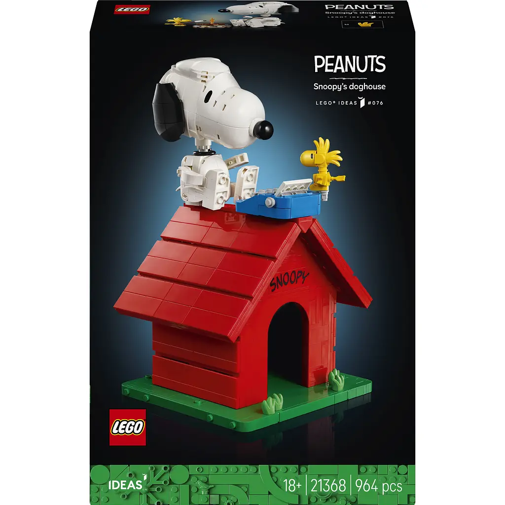 Конструктор LEGO Ideas Дрібнота: будка Снупі (21368) - фото 2