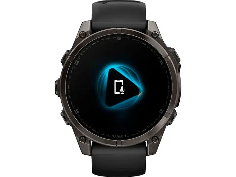 Спортивний годинник Garmin Fenix 8 47mm AMOLED Sapphire Carbon Gray DLC Titanium w. Black/Pebble Gray S. Band (010-02904-20/21) - фото 9