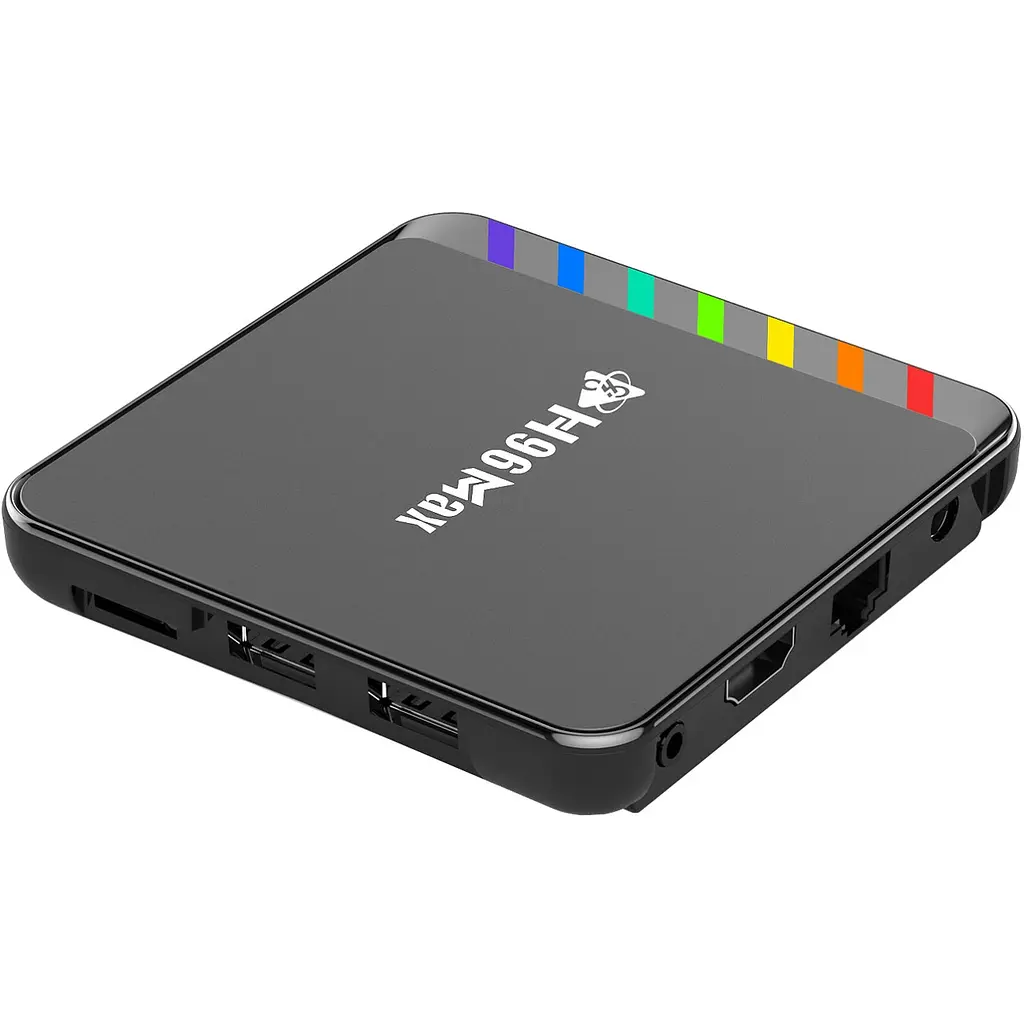 TV Медіаплеєр H96 MAX W2 4/64Gb/ Amlogic S905W2/ Android 11/ WiFi 2.4G+5G/BT:5.0/ LAN:100M/ чорний - фото 4