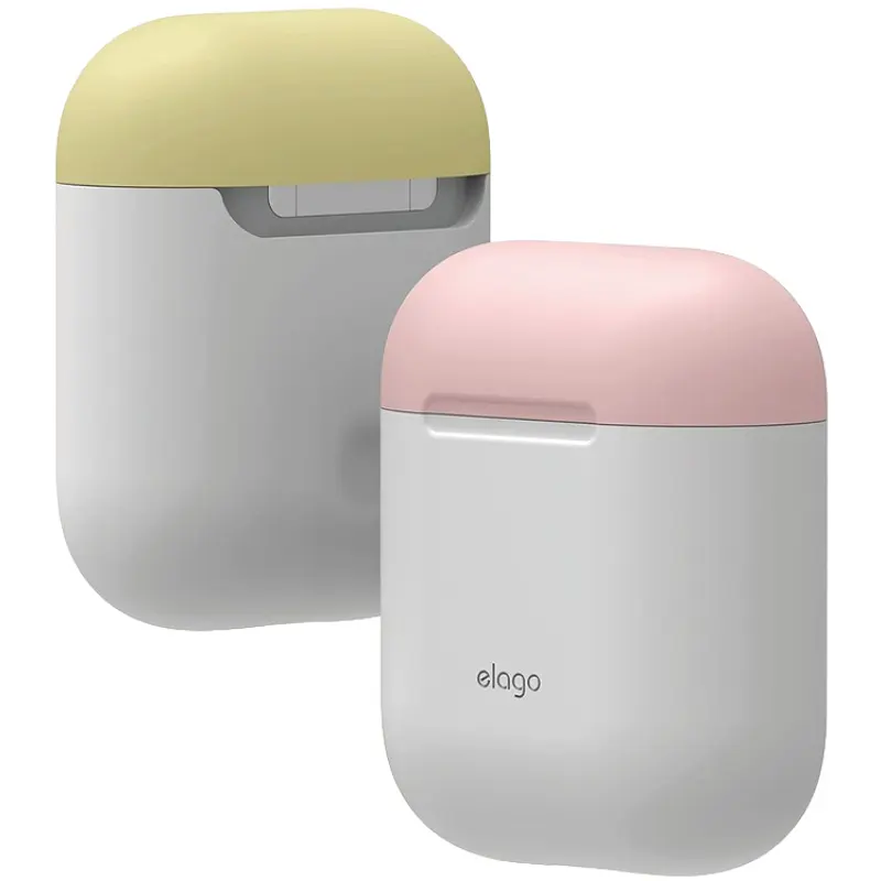 Чохол Elago Duo Case White/Pink/Yellow для Airpods різноколірний (EAPDO-WH-PKYE) - фото 3