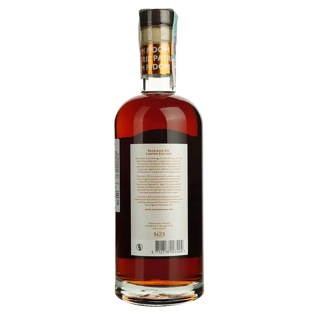 Ром Patridom XO Islay Cask Finish 44% 0.7 л - фото 5