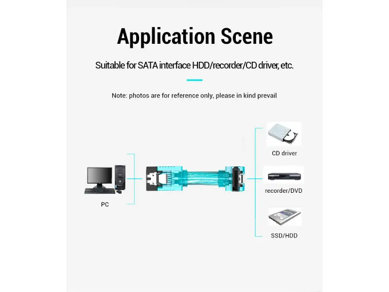 Кабель SATA Vention SATA3.0 Blue 0,5 м (KDDSD) - фото 9