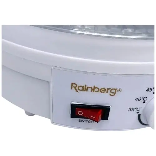 Сушарка для фруктів та овочів Rainberg RB-912 5 секцій 800 Вт - фото 4