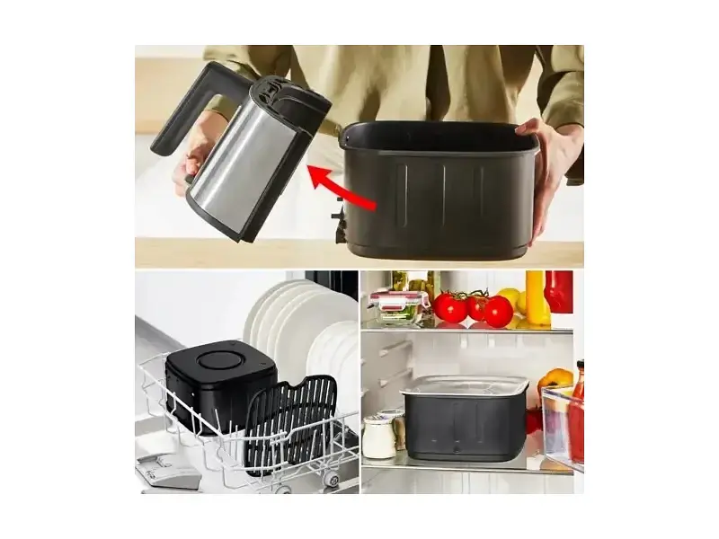 Мультипіч (аерофритюрниця) Tefal Easy Fry Smart & Silence EY5728E1 - фото 4