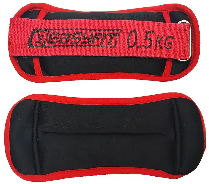Обтяжувачі для ніг та рук з металом EasyFit MYAKI по 0,5 кг (пара) (EF-AWTN-050) - фото 2