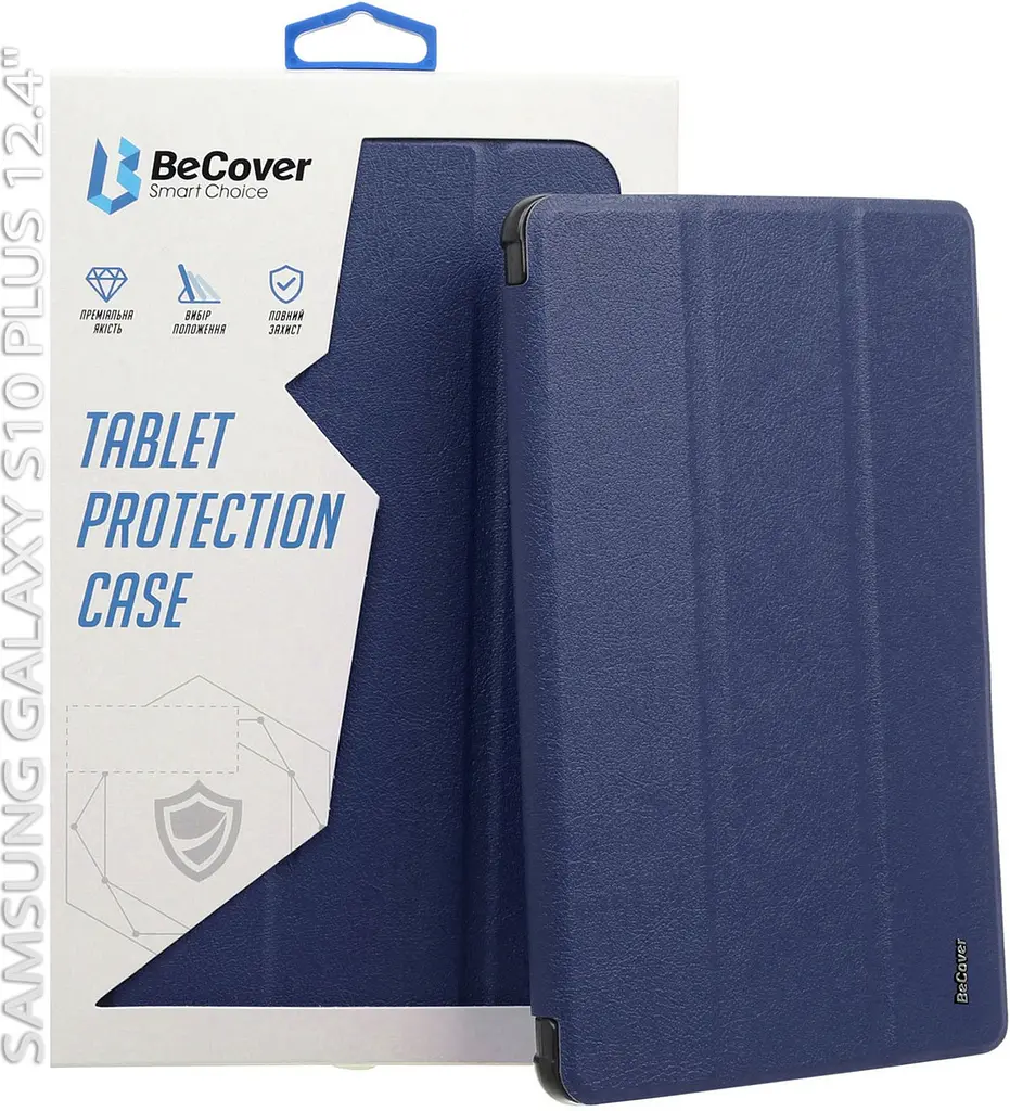 Чохол-книжка BeCover Smart Case для Samsung Galaxy Tab S10 Plus SM-X820/SM-X826 Насичено-синій (712233) - фото 7
