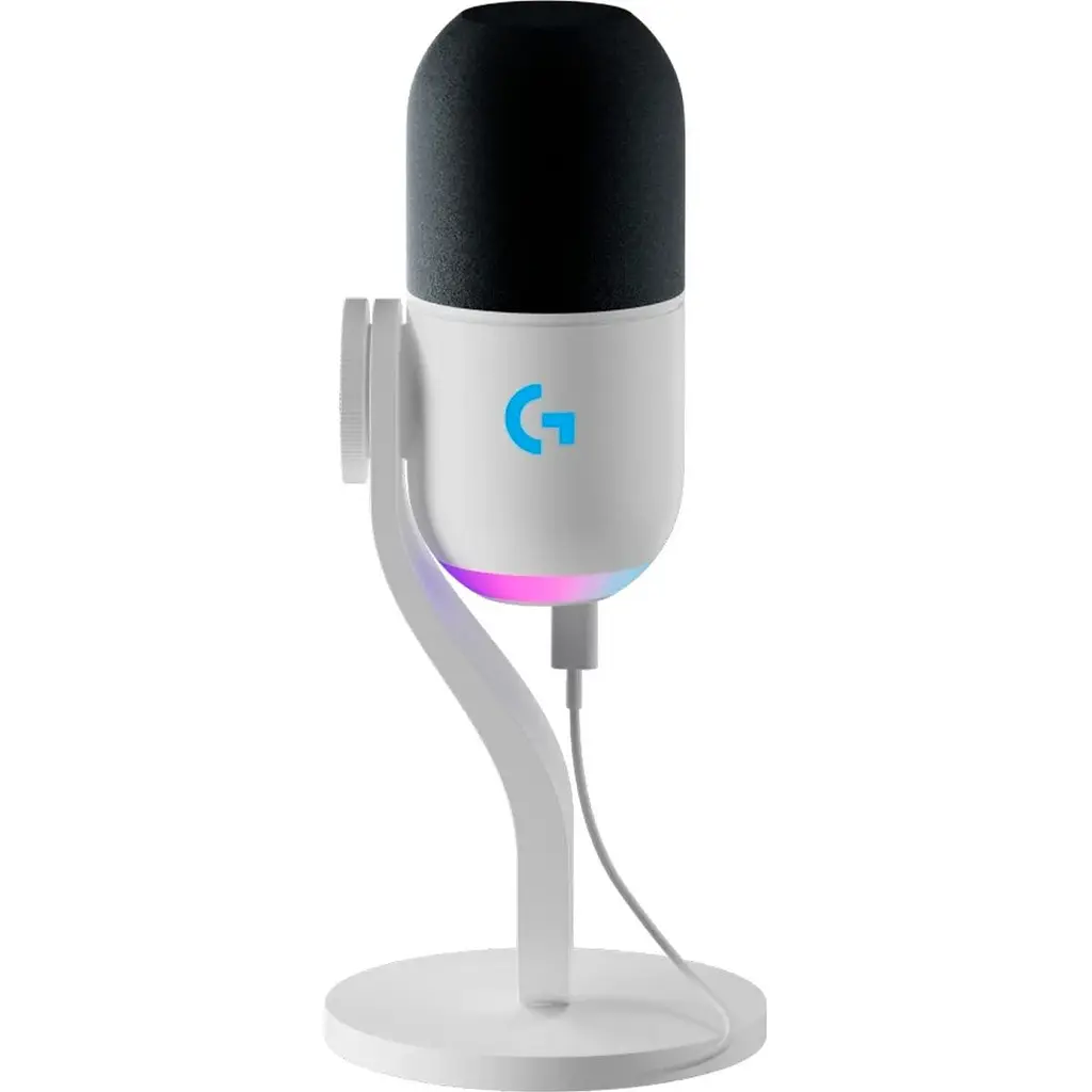 Мікрофон Logitech Yeti GX Dynamic RGB White (988-000576) [132847] - фото 2