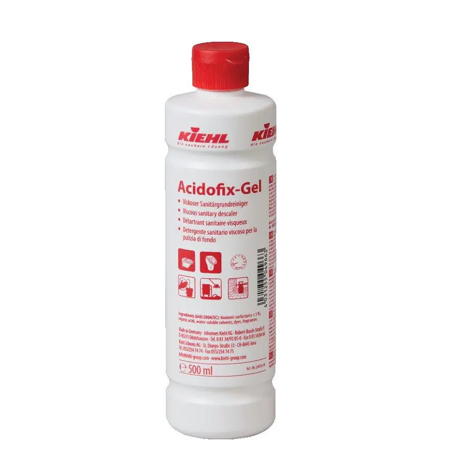 В'язкий засіб для глибокого чищення санітарних приміщень Acidofix-gel, 500мл. Ацидофикс Гель, KIEHL