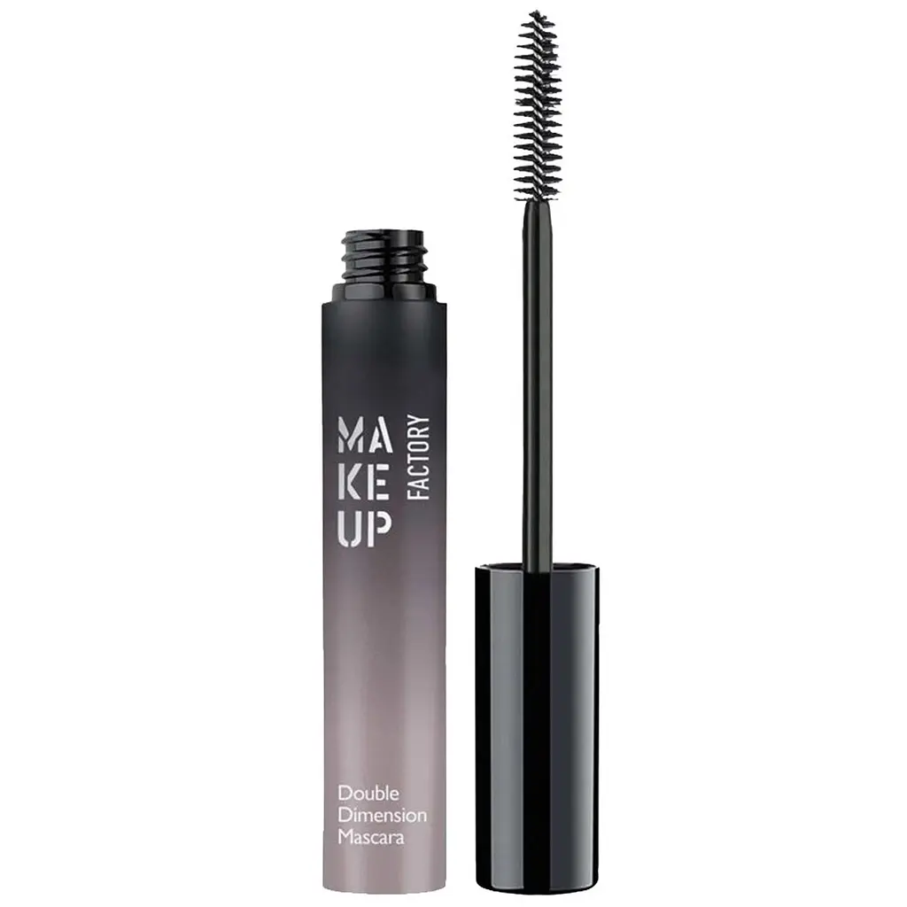 Туш для вій Make up Factory Double Dimension Mascara 01 чорна 9 мл - фото 1