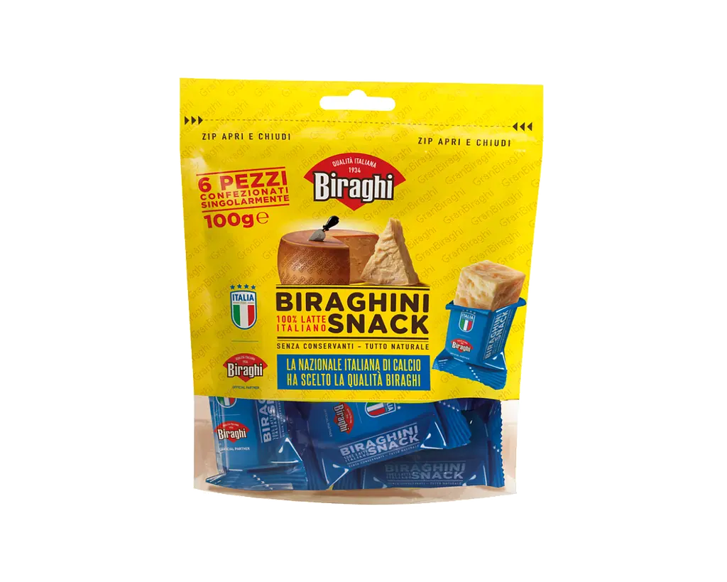 Сир Biraghi Biraghini Snack 100% Latte Italiano 100 г (6×16.7 г)