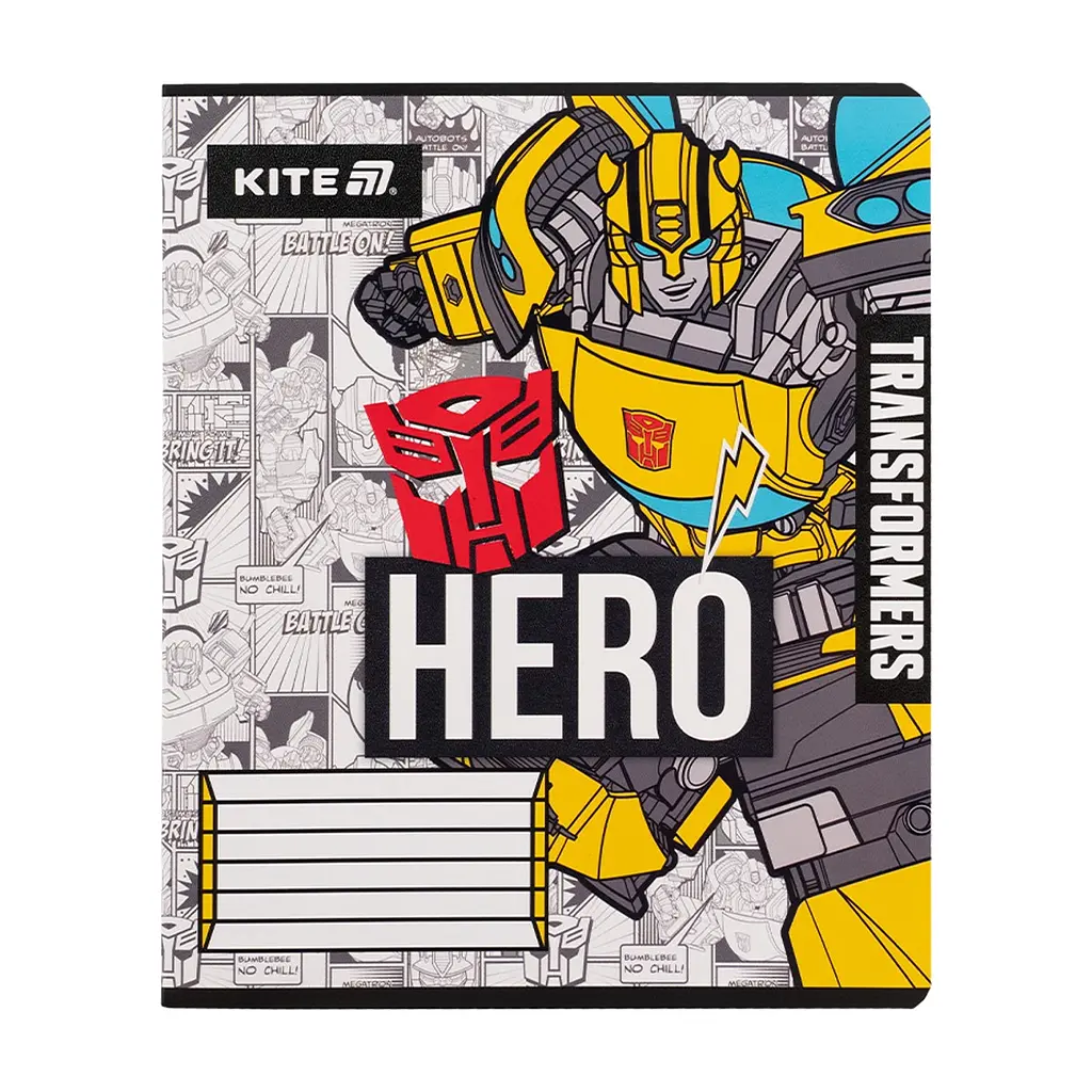 Зошит Kite Transformers, 12 аркушів, клітинка (TF25-232), в асортименті - фото 5