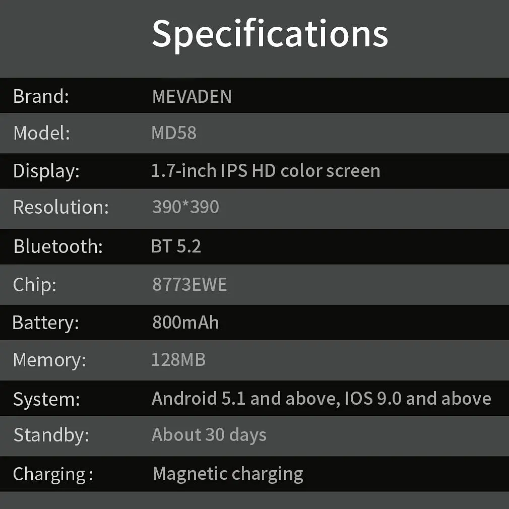 Часы Smart Mevaden Ultra Steel, 2 ремешка - фото 25