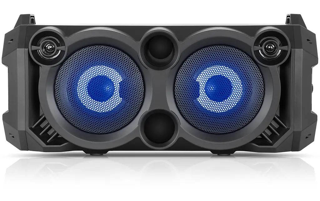 Портативная колонка бумбокс REAL-EL RX751 Boombox 36W Bluetooth TWS, Karaoke, RGB, Black - фото 3