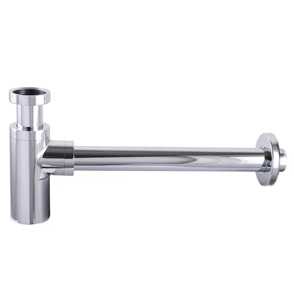 Сифон для раковини циліндричний Globus Lux GSB-32-125-00 1 1/4 ″, хром, латунь - фото 6