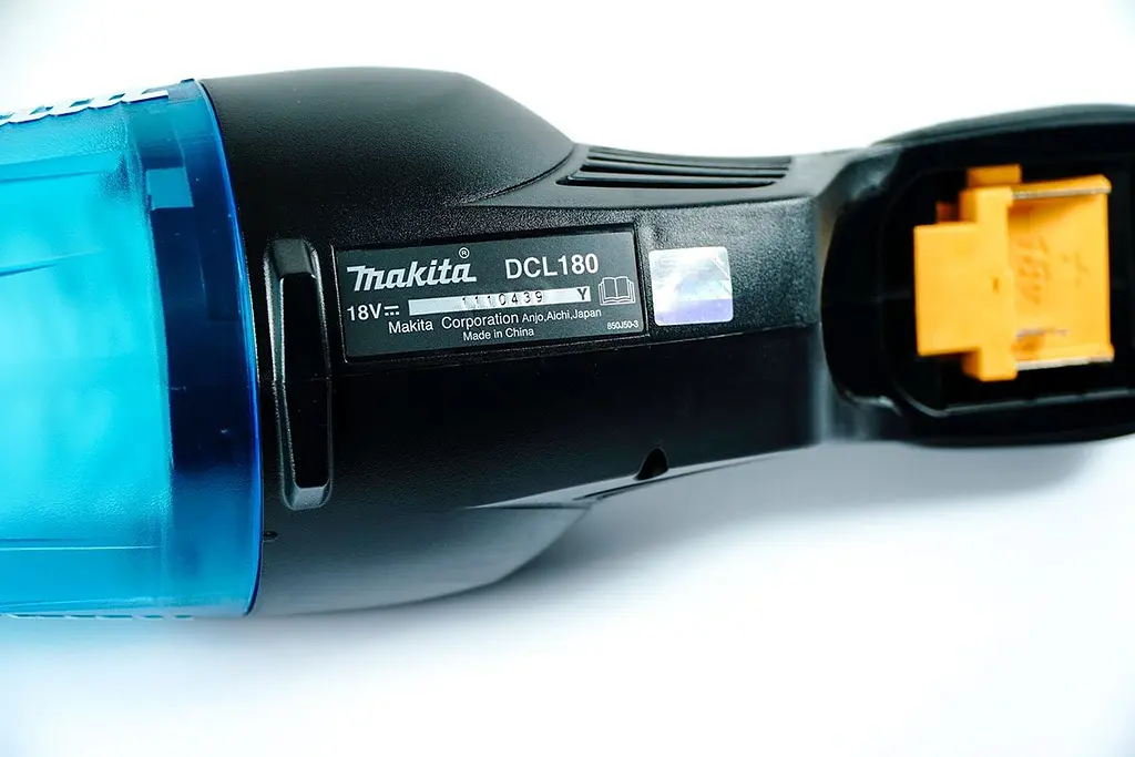Пилосос акумуляторний Makita DCL180ZB (42 мбар, 1.3 м3/хв, LXT, без акумуляторів та зарядного пристрою) - фото 6