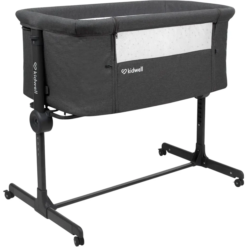Приставная кроватка Kidwell Snuzzy Dark Grey - фото 10