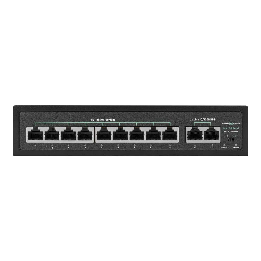 Комутатор мережевий Greenvision GV-016-D-09+2P - фото 3