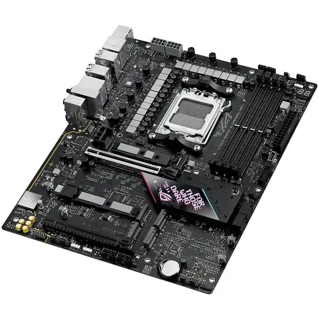 Материнская плата Asus Rog Strix B850-E Gaming WIFI sAM5 B850 4xDDR5 M.2 HDMI DP USB Type-C WiFi BT ATX - фото 5
