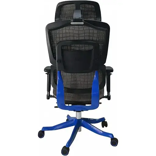 Геймерское кресло GT Racer серое с синим (X-626 Gray/Blue) - фото 5