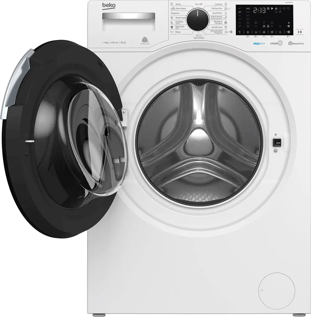 Пральна машина Beko з фронтальним завантаженням WUE8746N, білий (WUE8746N) - фото 3