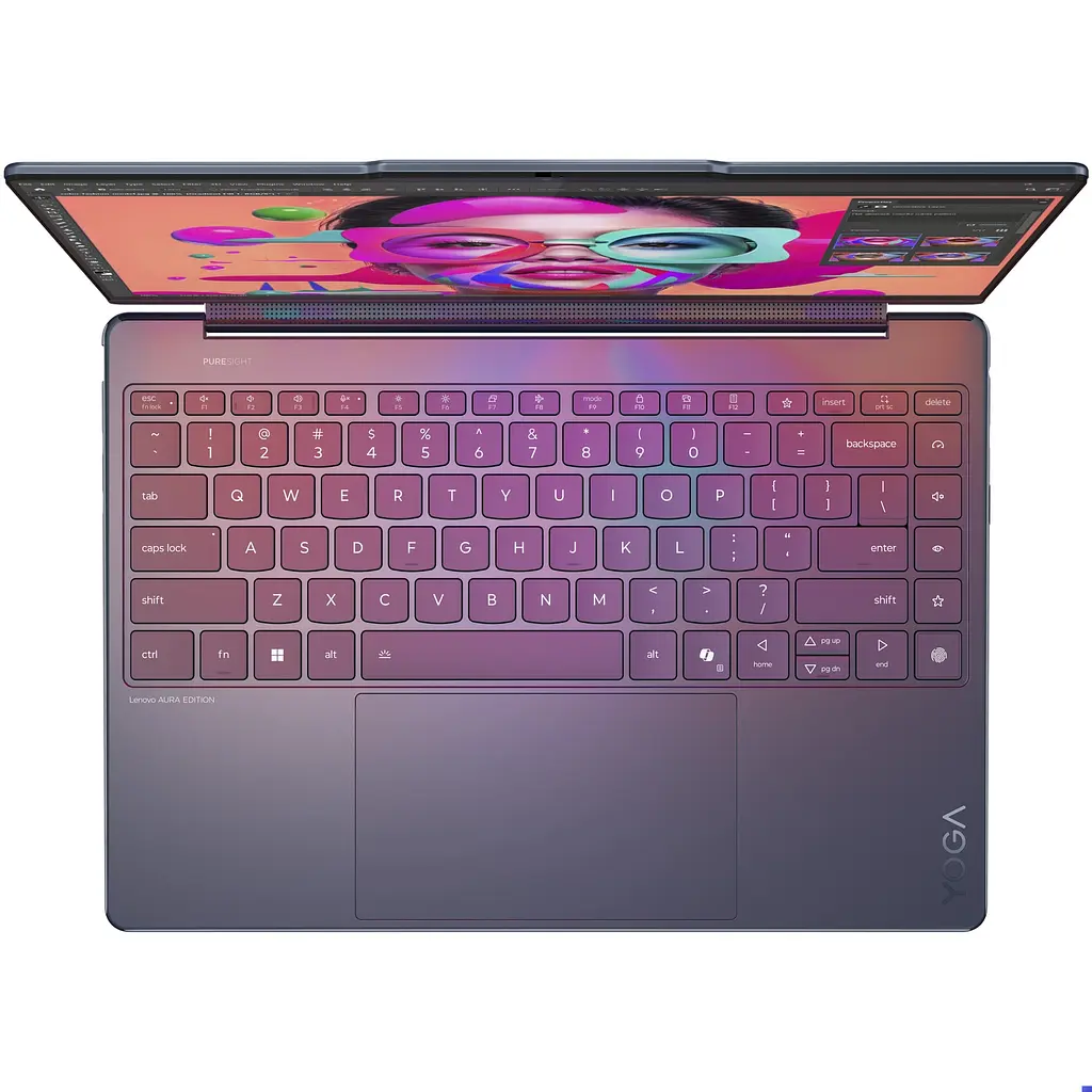 Ноутбук Lenovo Yoga 9 2-in-1 14ILL10 Ultra 7 258V la 48GHz, сенсорный, 32GB LPDDR5x, 1TB, Arc, Windows 11 - фото 16