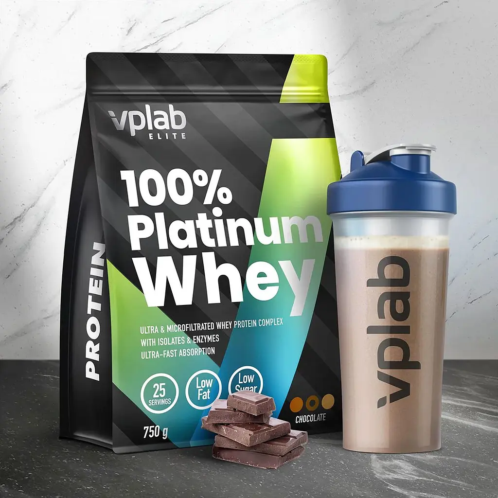 Протеїн VPLab 100% Platinum Whey Шоколад 750 г - фото 3