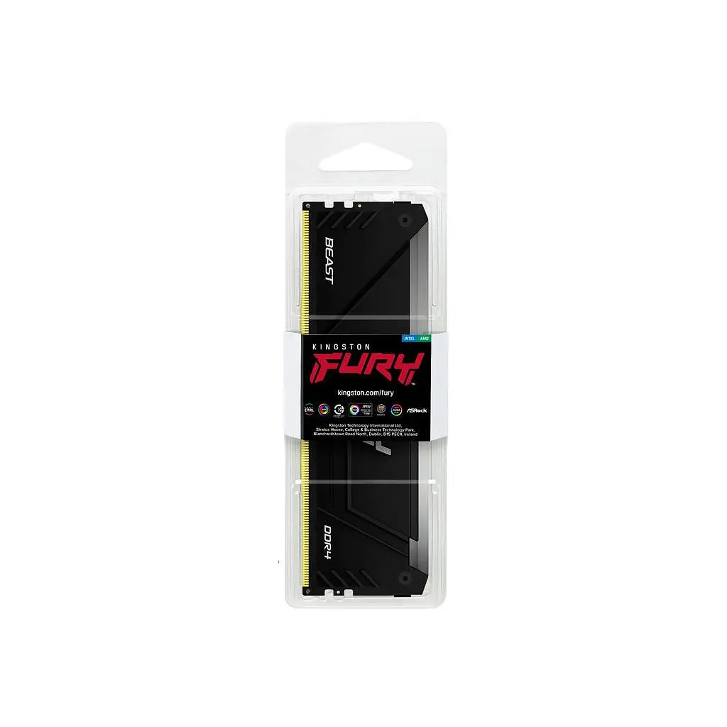 Модуль памяти для компьютера DDR4 32GB 3600 MHz Fury Beast RGB Kingston Fury (ex.HyperX) (KF436C18BB2A/32) - фото 5