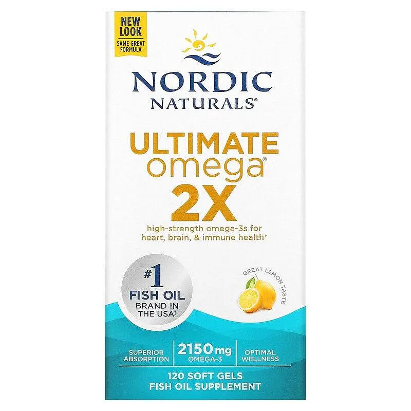 Рибʼячий жир Nordic Naturals Ultimate Omega 2X 2150 мг 120 гел капс - фото 2