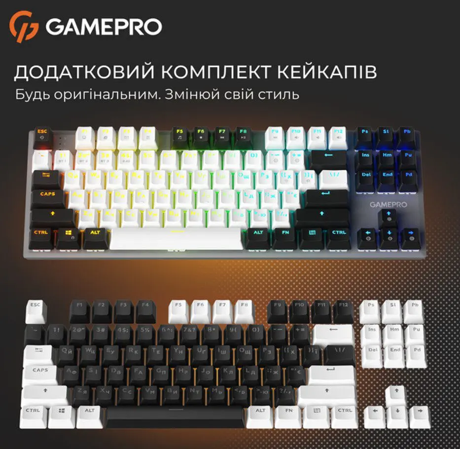 Клавиатура игровая механическая GamePro MK-124-G Genesis Joker Pro Outemu Red Switch Wireless/Bluetooth/USB - фото 5