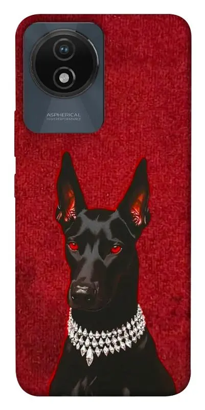 TPU чохол Demsky Premium doberman для Vivo Y02
