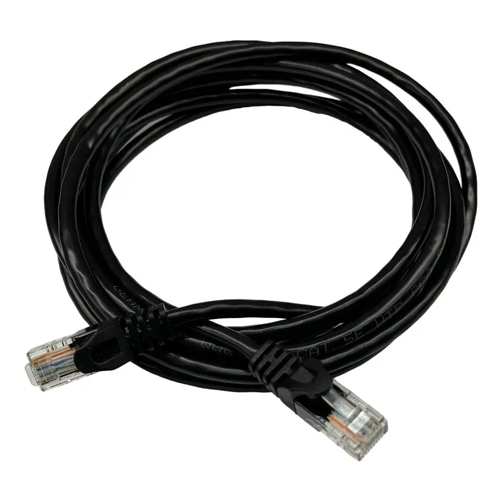 Патч-корд 0.25м UTP cat.5e, CCA, 24AWG, black GEAR (GPC-UTPCCARJ45-0.25B) - фото 2
