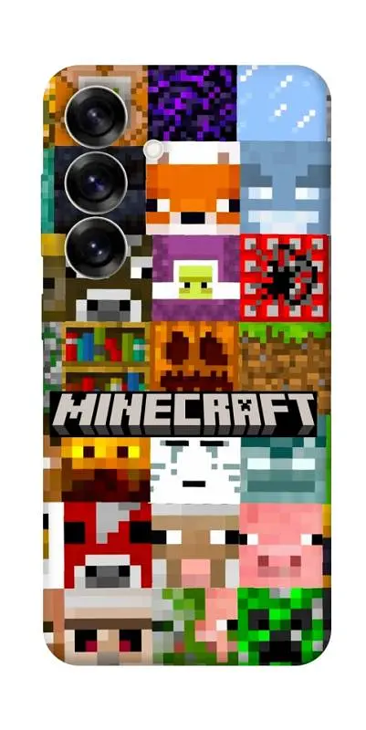 Чохол Demsky Minecraft collage для Samsung Galaxy S25