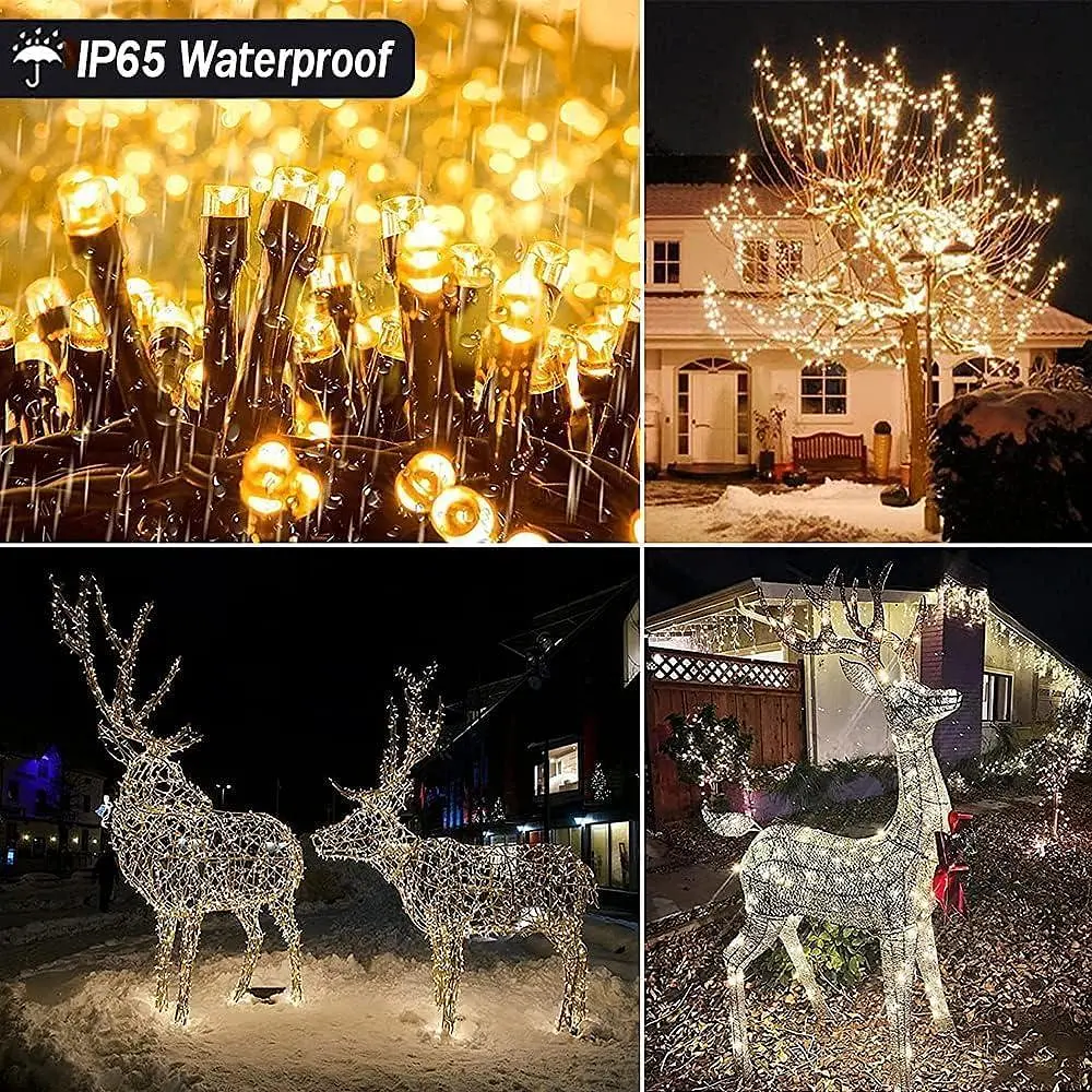 Світлодіодні гірлянди Bzavor Fairy Lights, що працюють від батарейок, 15 м - фото 7