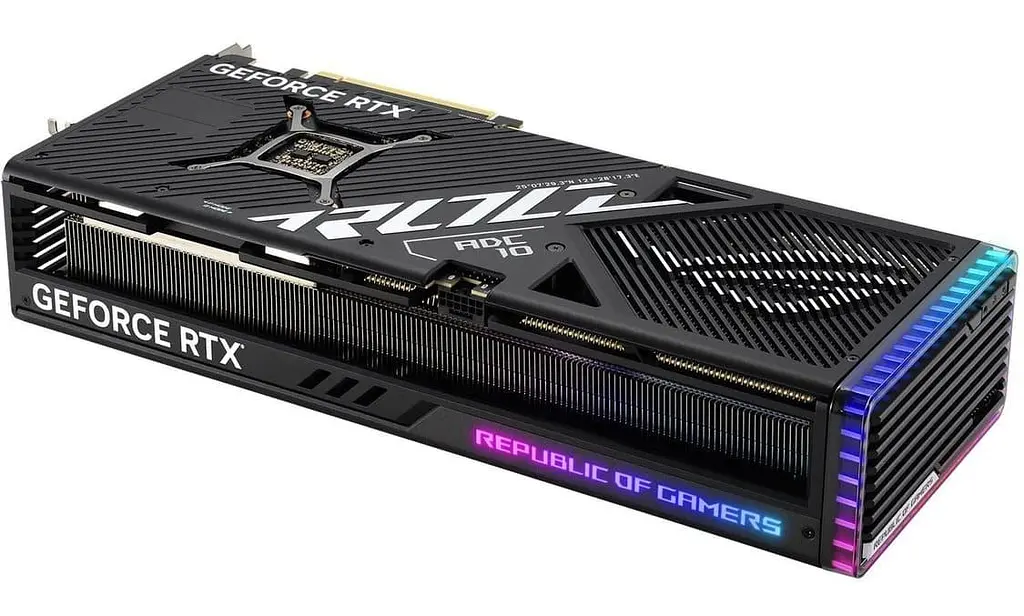 Видеокарта ASUS RTX 4080 SUPER 16Gb ROG STRIX OC (ROG-STRIX-RTX4080S-O16G-GAMING) (GDDR6X, 256 bit, PCI-E v4.0 x16) Б/у - фото 3