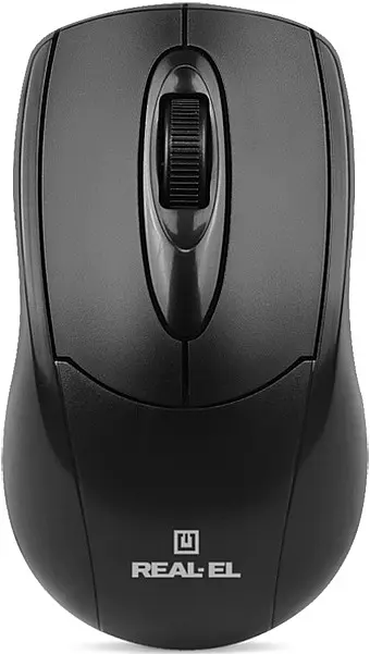 Миша REAL-EL RM-207 USB black - фото 5
