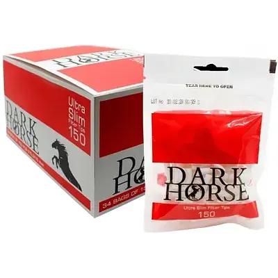 Фільтри для цигарок Dark Horse Ultra Slim 5.3x15 150 шт. - фото 2
