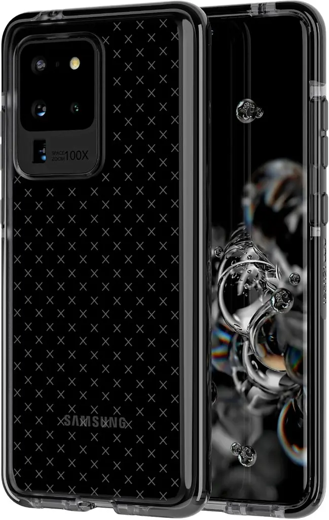 Протиударний чохол з антимікробним покриттям Tech21 Evo Check для Samsung Galaxy S20 Ultra (6.9") Black