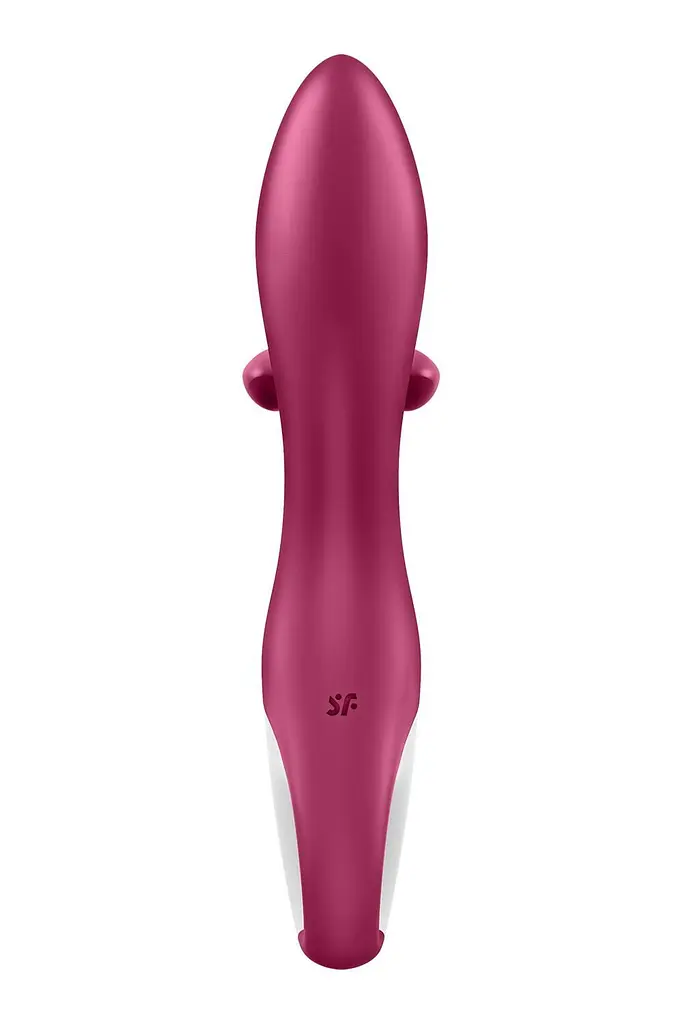Вібратор-кролик із потрійним відростком Satisfyer Embrace me Berry, 2 мотори, діаметр 3,6 см - фото 6