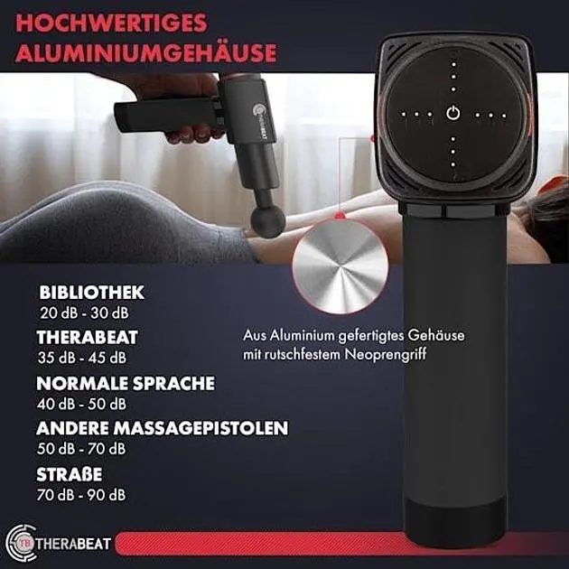 Массажный пистолет Klarstein Therabeat Tofta Massager (10041142) - фото 8