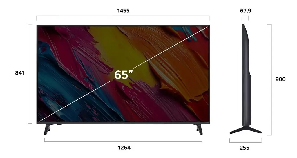 Телевізор LG 65QNED70A6A SmartTV - фото 4