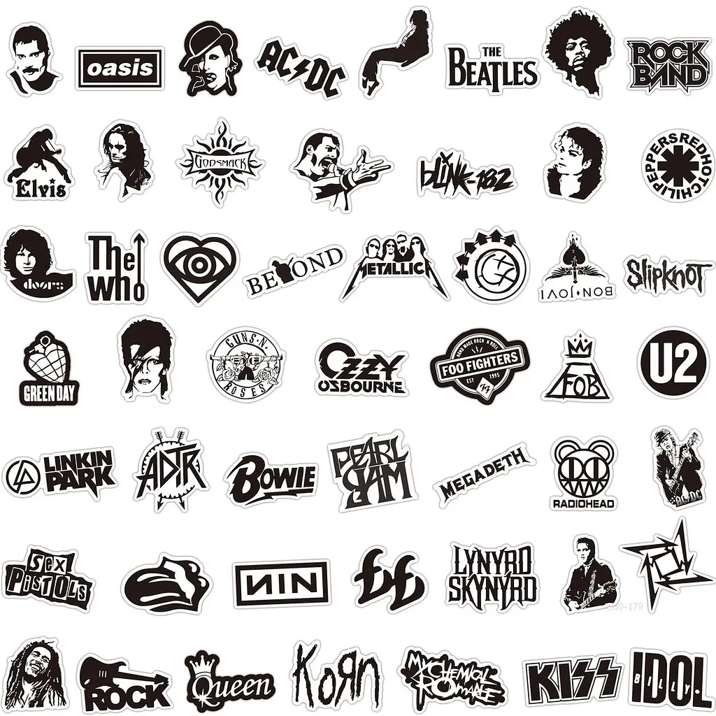 Стикерпак GeekLand Rock 50 штук - фото 2